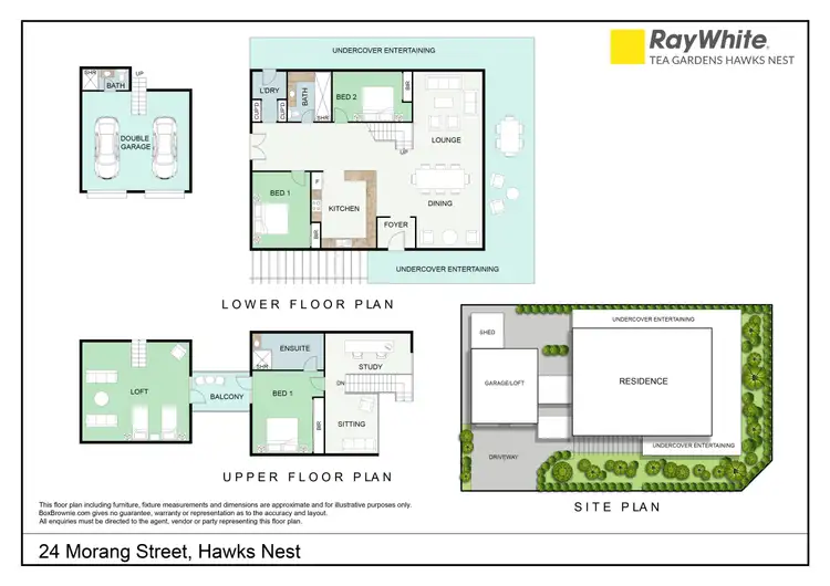 Floorplan of Homely house listing, 24 Morang Street, Hawks Nest NSW 2324