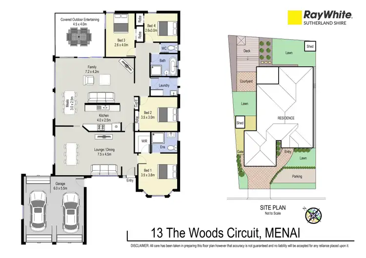 Floorplan of Homely house listing, 13 The Woods Circuit, Menai NSW 2234