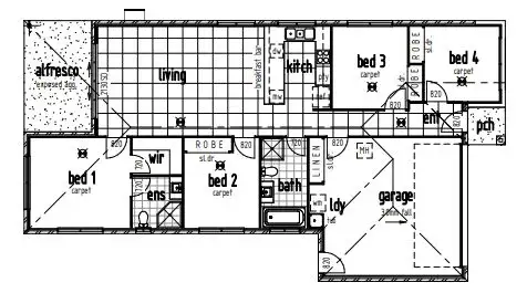 Floorplan of Homely house listing, 10 Mercy Circuit, Park Ridge QLD 4125