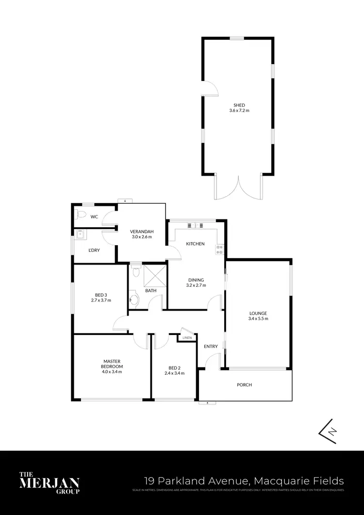 Floorplan of Homely house listing, 19 Parkland Avenue, Macquarie Fields NSW 2564