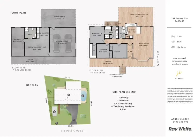 Floorplan of Homely house listing, 169 Pappas Way, Carrara QLD 4211