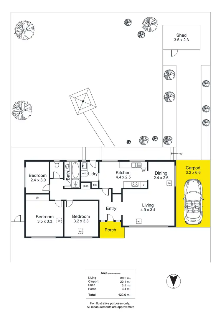 Floorplan of Homely house listing, 6 Zelda Close, Reynella SA 5161