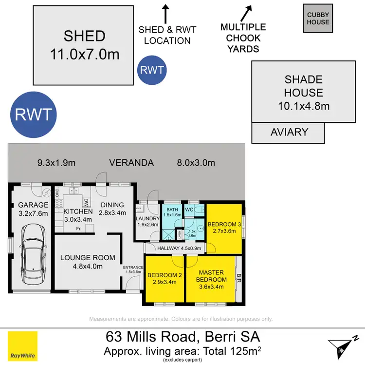 Floorplan of Homely house listing, 63 Mills Road, Berri SA 5343