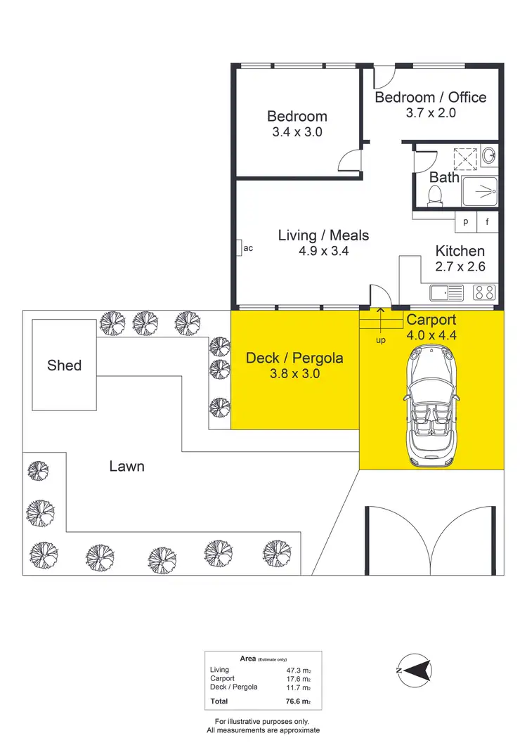 Floorplan of Homely unit listing, 38 Conyngham Street, Glenside SA 5065