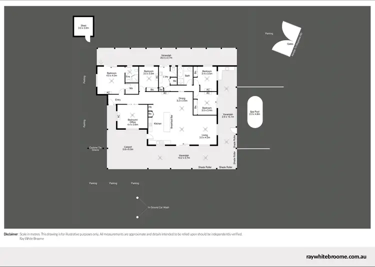 Floorplan of Homely house listing, 2 Bargas Link, Bilingurr WA 6725