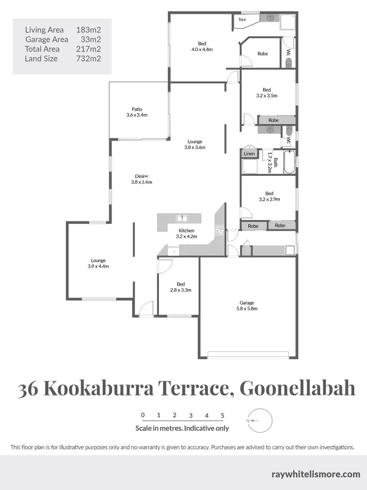 Floorplan of Homely house listing, 36 Kookaburra Terrace, Goonellabah NSW 2480