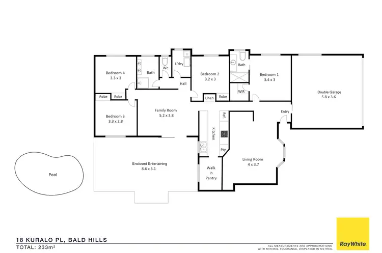 Floorplan of Homely house listing, 18 Kuralo Place, Bald Hills QLD 4036