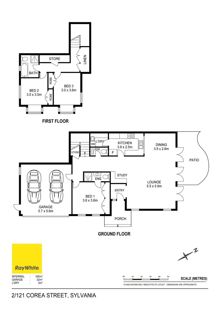 Floorplan of Homely semi-detached listing, 2/121 Corea Street, Sylvania NSW 2224