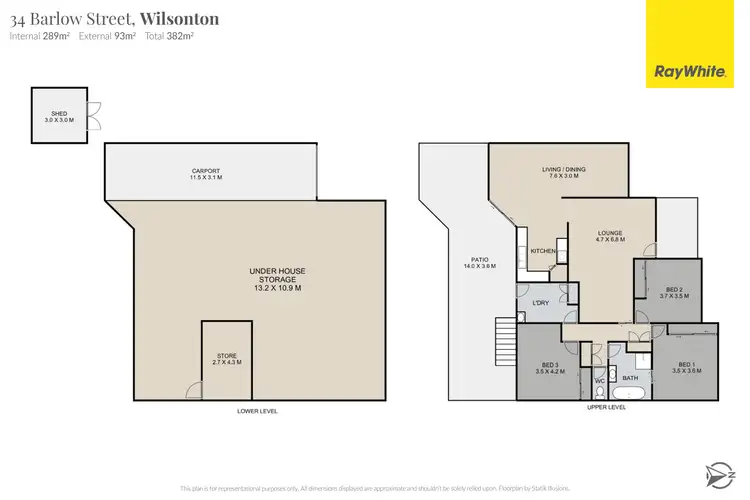 Floorplan of Homely house listing, 34 Barlow Street, Wilsonton QLD 4350
