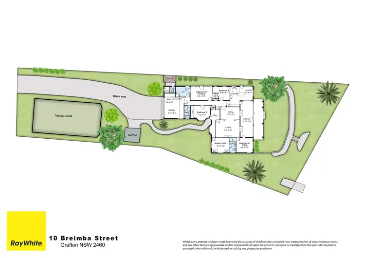 Floorplan of Homely house listing, 10 Breimba Street, Grafton NSW 2460