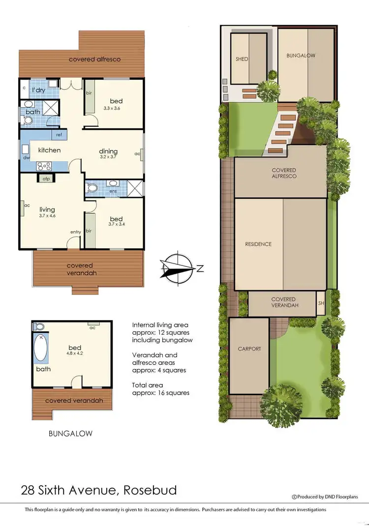 Floorplan of Homely house listing, 28 Sixth Avenue, Rosebud VIC 3939