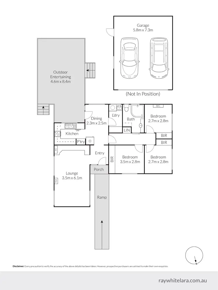 Floorplan of Homely house listing, 3 Moray Court, Corio VIC 3214