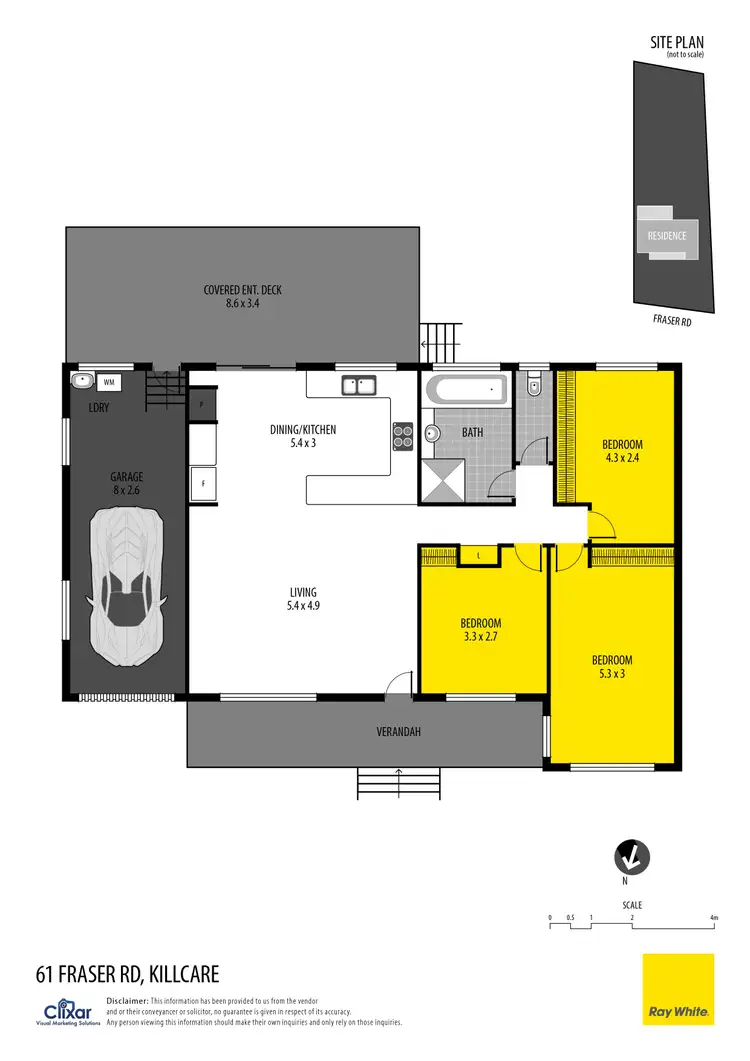 Floorplan of Homely house listing, 61 Fraser Road, Killcare NSW 2257