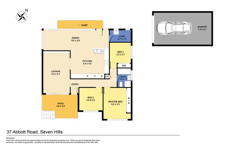 Floorplan of Homely house listing, 37 Abbott Road, Seven Hills NSW 2147