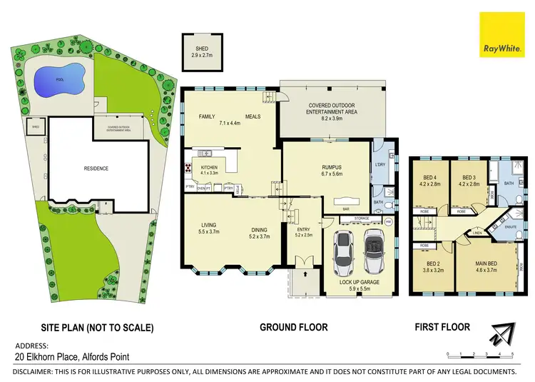 Floorplan of Homely house listing, 20 Elkhorn Place, Alfords Point NSW 2234