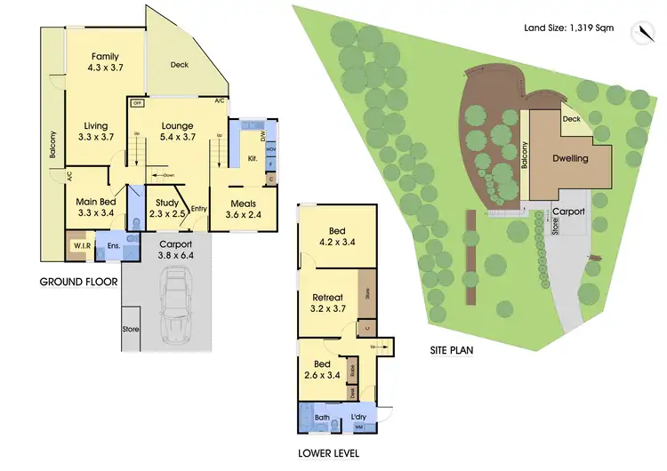 Floorplan of Homely house listing, 18 Lower Road, Wattle Glen VIC 3096
