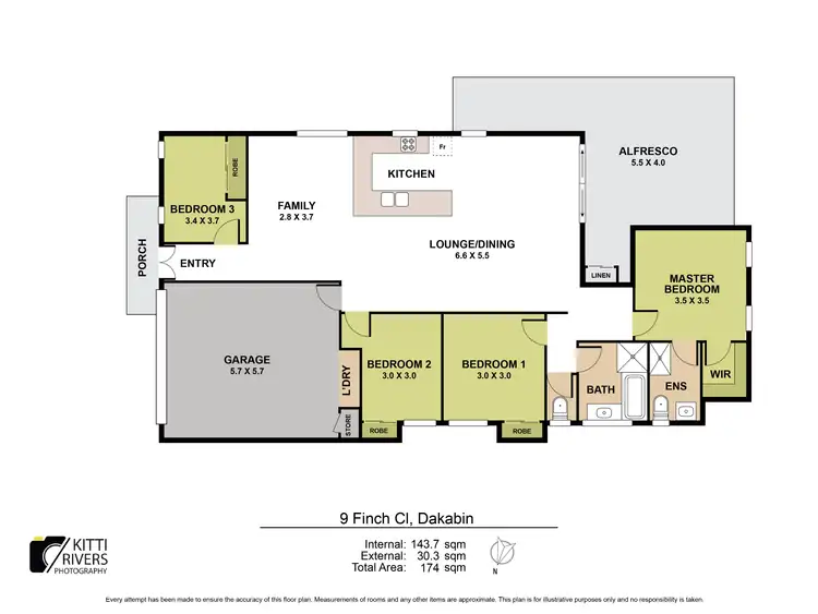Floorplan of Homely house listing, 9 Finch Close, Dakabin QLD 4503