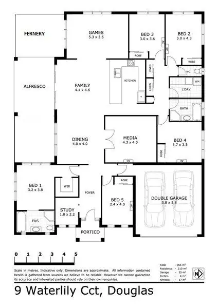 Floorplan of Homely house listing, 9 Waterlily Circuit, Douglas QLD 4814