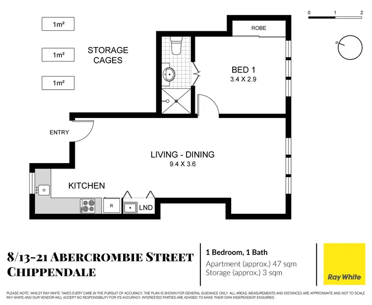 Floorplan of Homely apartment listing, 8/13-21 Abercrombie Street, Chippendale NSW 2008