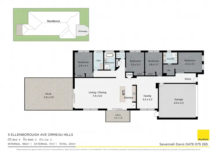 Floorplan of Homely house listing, 5 Ellenborough Avenue, Ormeau Hills QLD 4208
