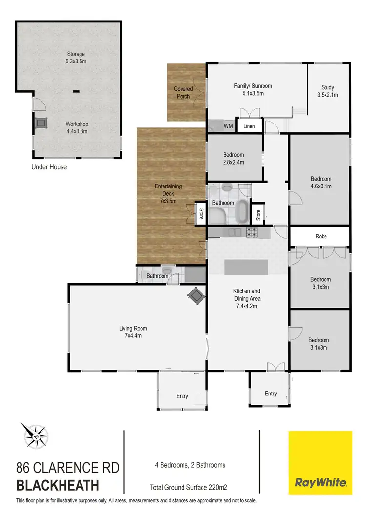 Floorplan of Homely house listing, 86 Clarence Road, Blackheath NSW 2785