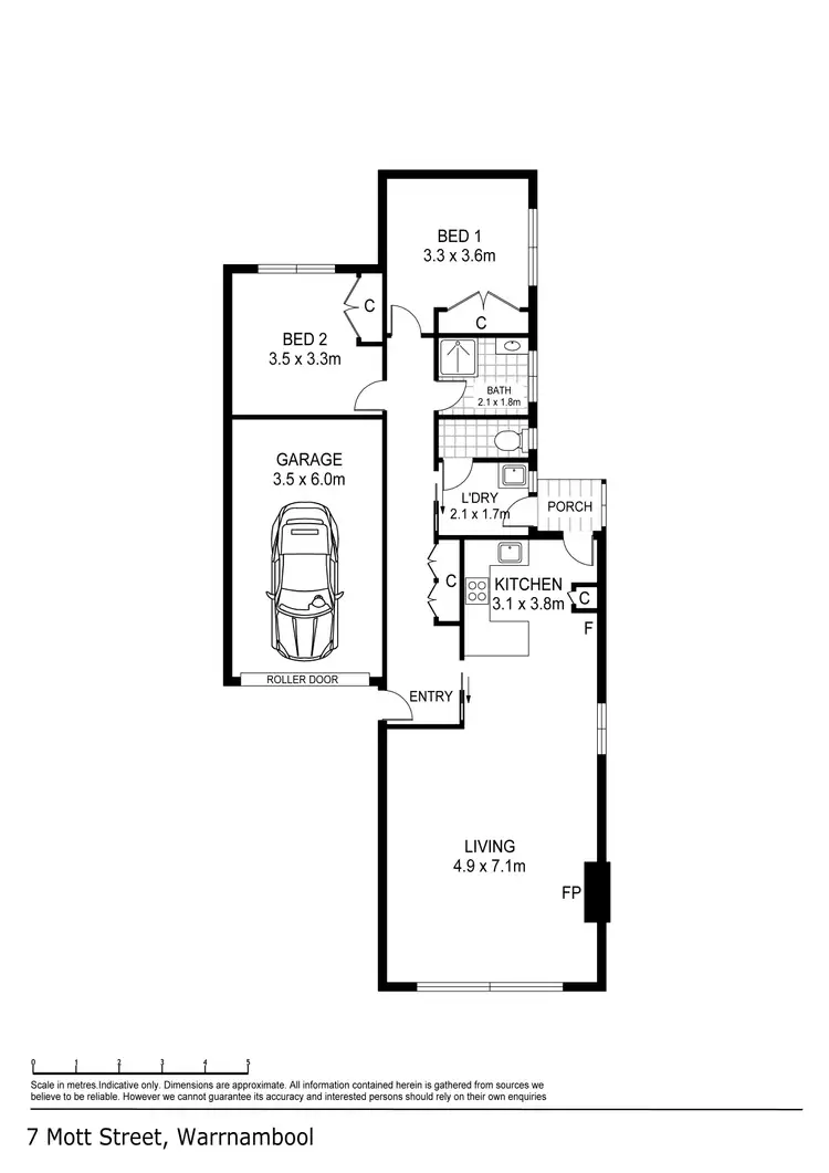 Floorplan of Homely house listing, 7 Mott Street, Warrnambool VIC 3280
