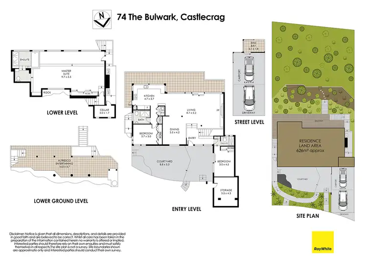 Floorplan of Homely house listing, 74 The Bulwark, Castlecrag NSW 2068