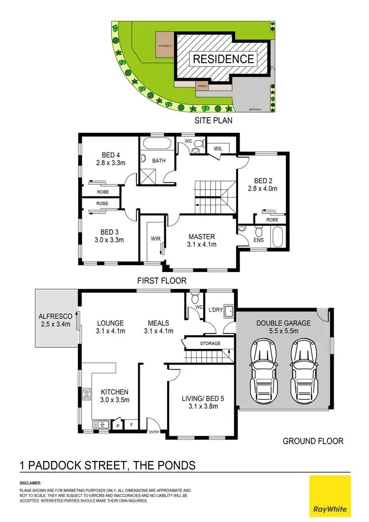 Floorplan of Homely house listing, 1 Paddock Street, The Ponds NSW 2769