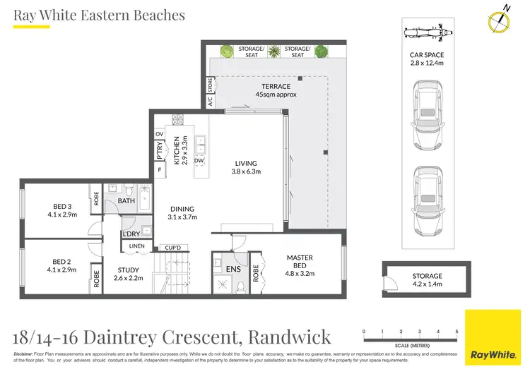 Floorplan of Homely apartment listing, 18/14-16 Daintrey Crescent, Randwick NSW 2031