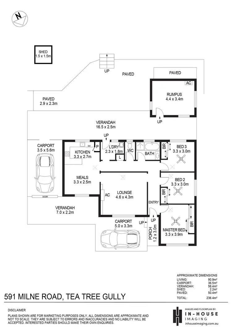 Floorplan of Homely house listing, 591 Milne Road, Tea Tree Gully SA 5091