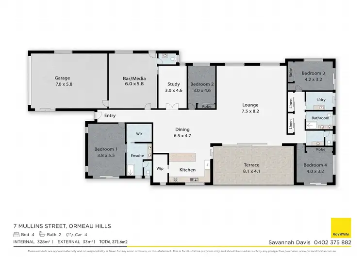 Floorplan of Homely house listing, 7 Mullins Street, Ormeau Hills QLD 4208