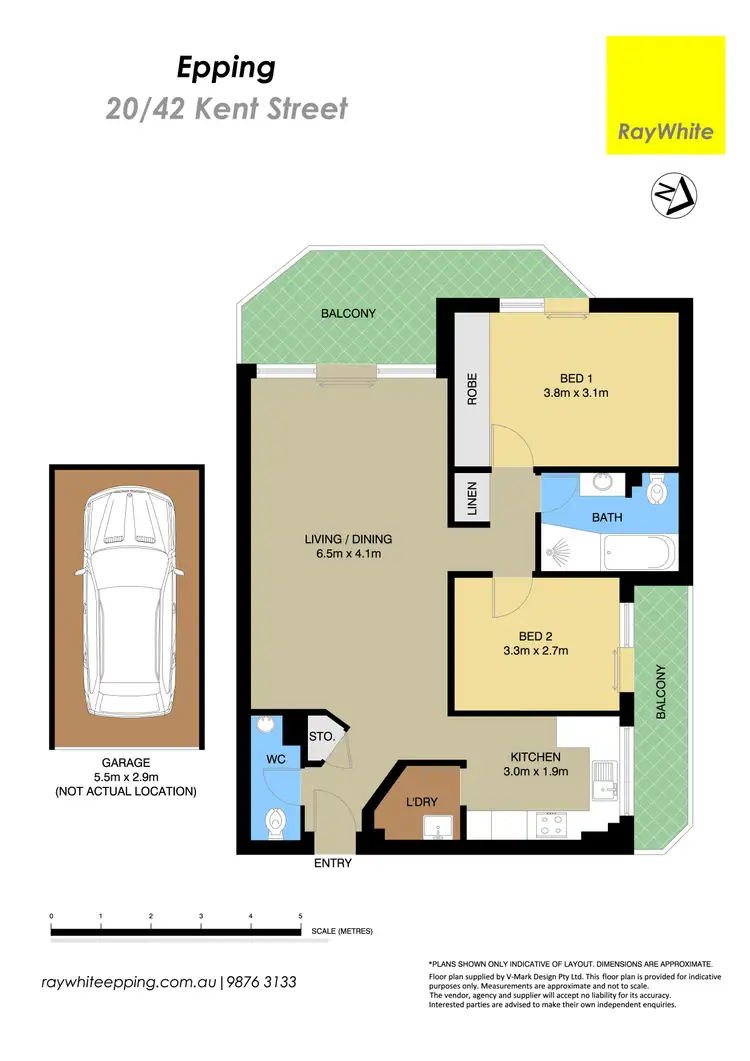 Floorplan of Homely apartment listing, 20/42 Kent Street, Epping NSW 2121