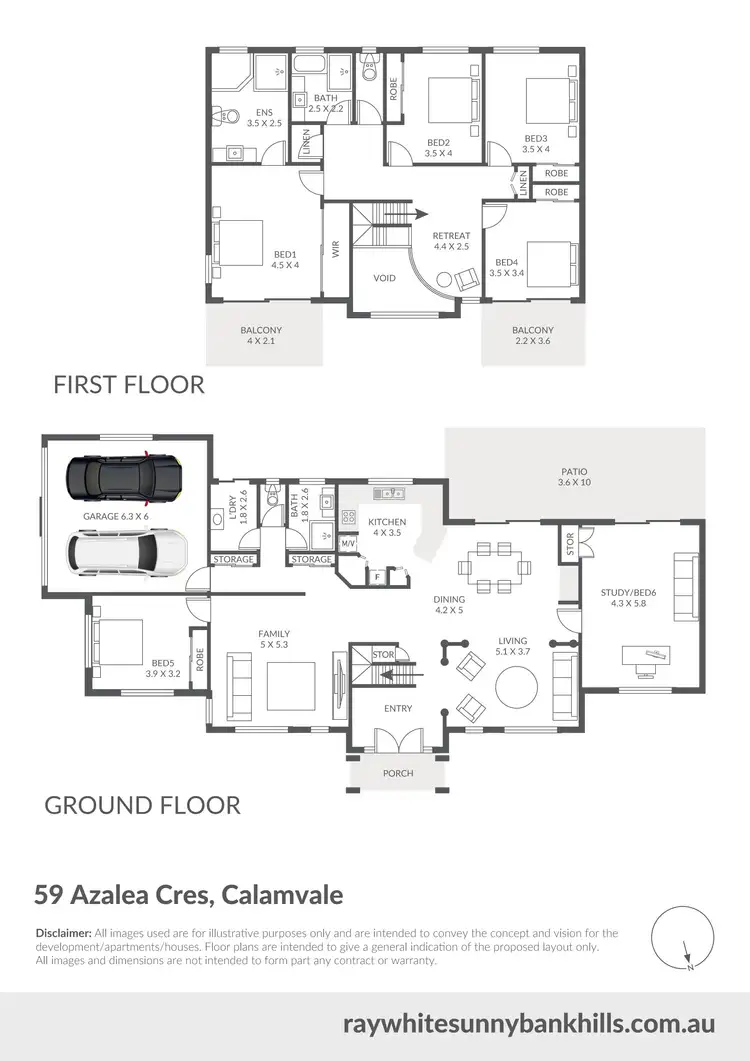 Floorplan of Homely house listing, 59 Azalea Crescent, Calamvale QLD 4116