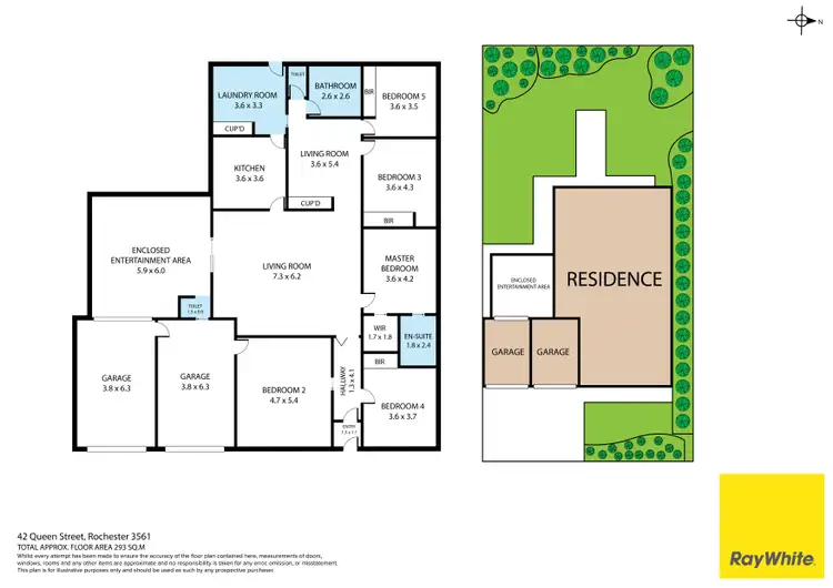 Floorplan of Homely house listing, 42 Queen Street, Rochester VIC 3561