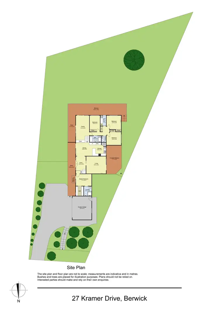 Floorplan of Homely house listing, 27 Kramer Drive, Berwick VIC 3806