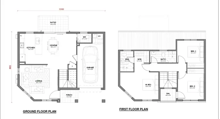 Floorplan of Homely townhouse listing, 34 Mudiman glade, Riverstone NSW 2765