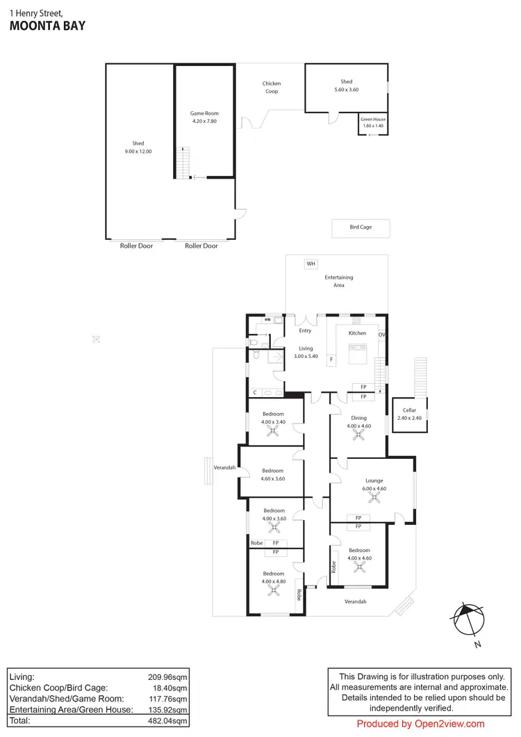 Floorplan of Homely house listing, 1 Henry Street, Moonta SA 5558