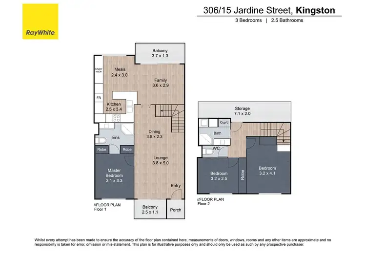 Floorplan of Homely house listing, 306/15 Jardine Street, Kingston ACT 2604