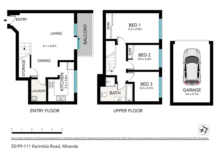Floorplan of Homely unit listing, 55/99-111 Karimbla Road, Miranda NSW 2228