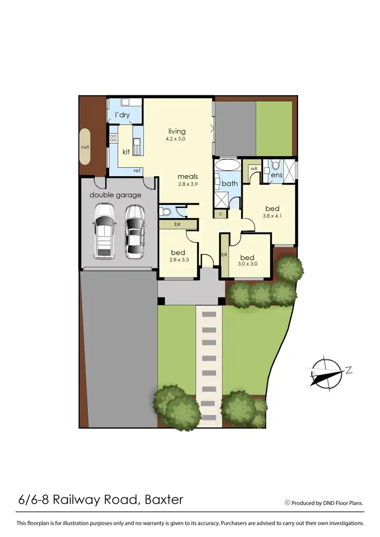 Floorplan of Homely unit listing, 6/6-8 Railway Road, Baxter VIC 3911