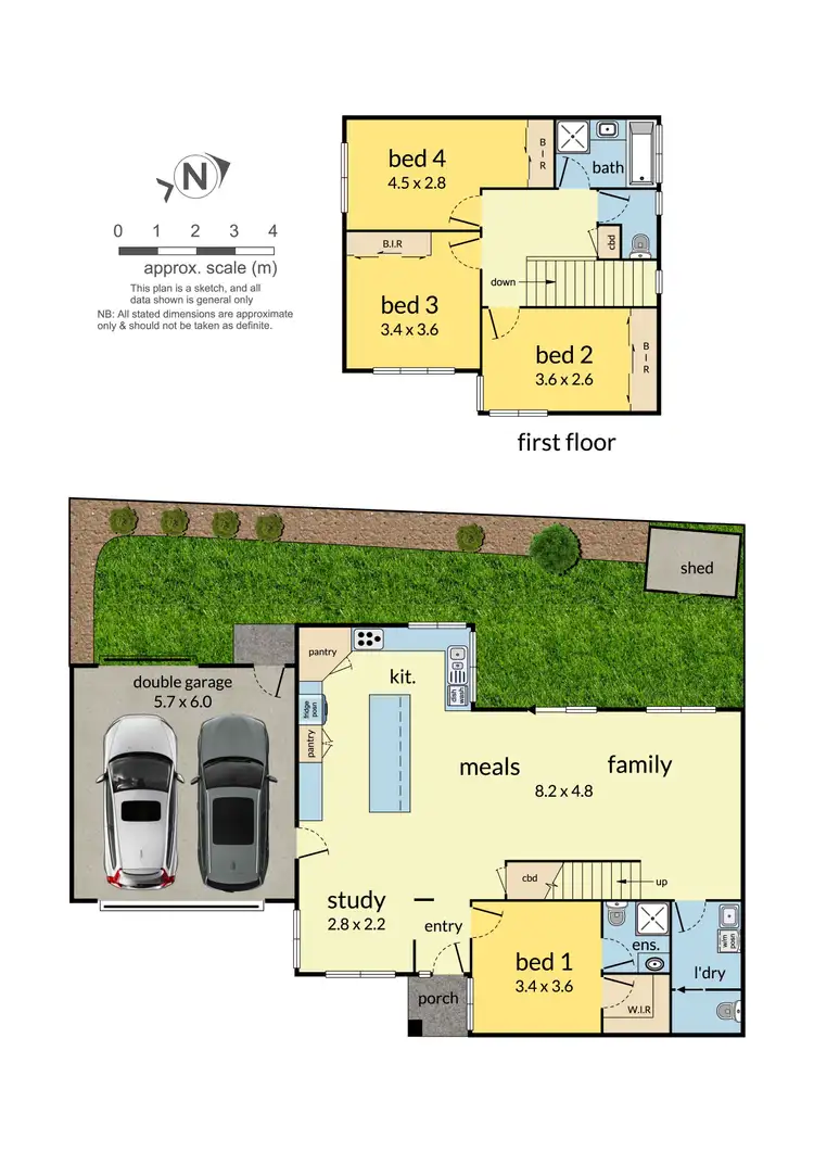 Floorplan of Homely townhouse listing, 2/36 Illuka Crescent, Mount Waverley VIC 3149