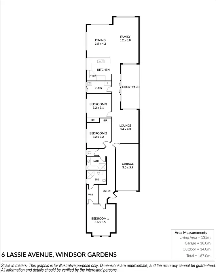 Floorplan of Homely house listing, 6 Lassie Avenue, Windsor Gardens SA 5087