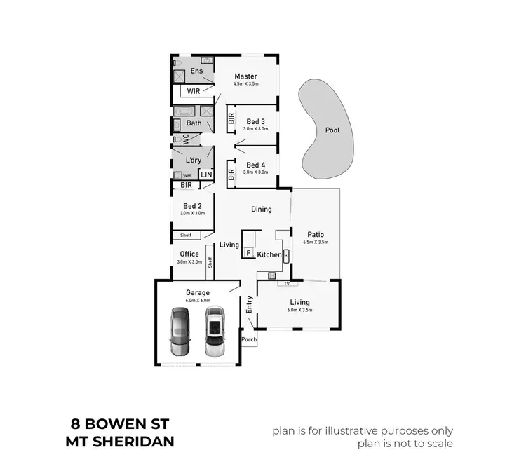 Floorplan of Homely house listing, 8 Bowen Street, Mount Sheridan QLD 4868
