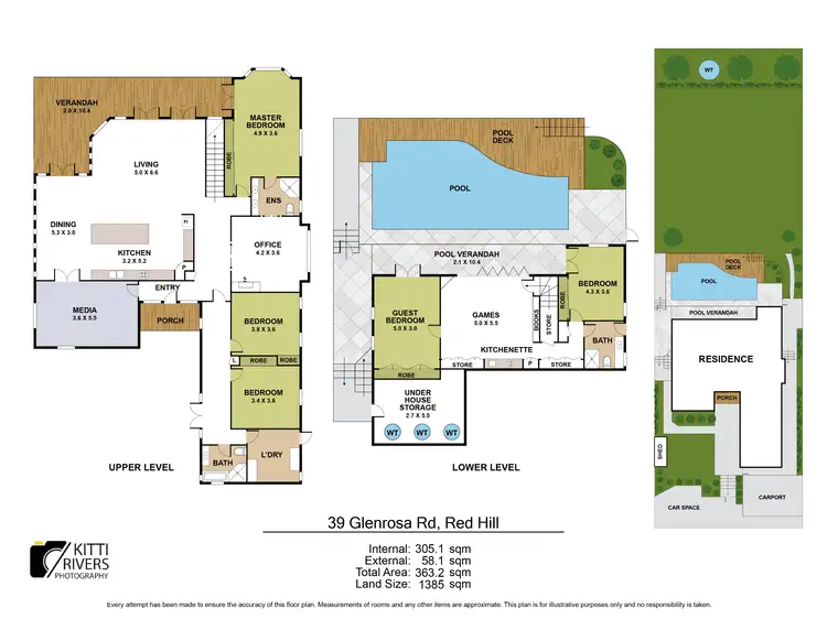Floorplan of Homely house listing, 39 Glenrosa Road, Red Hill QLD 4059