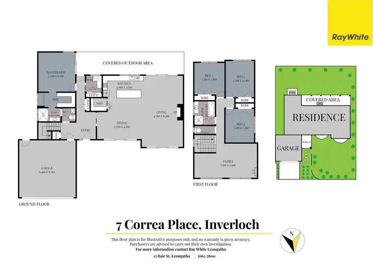 Floorplan of Homely house listing, 7 Correa Place, Inverloch VIC 3996