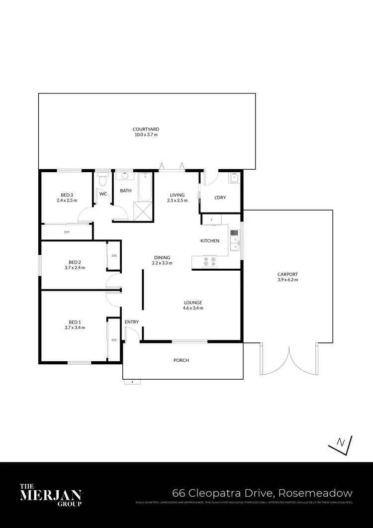 Floorplan of Homely house listing, 66 Cleopatra Drive, Rosemeadow NSW 2560