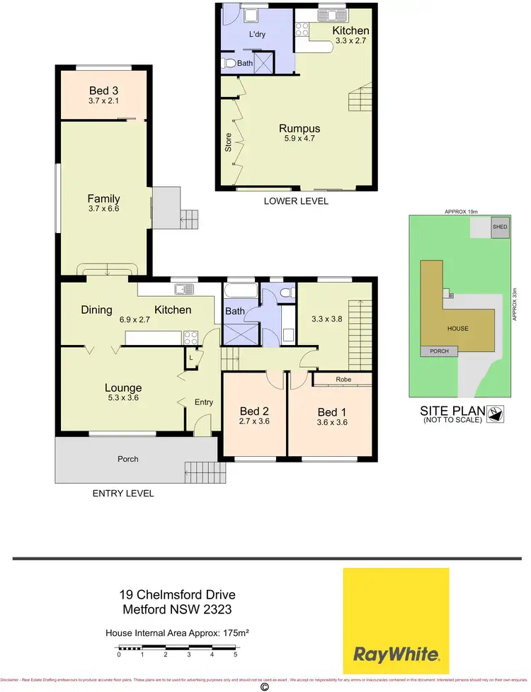 Floorplan of Homely house listing, 19 Chelmsford Drive, Metford NSW 2323