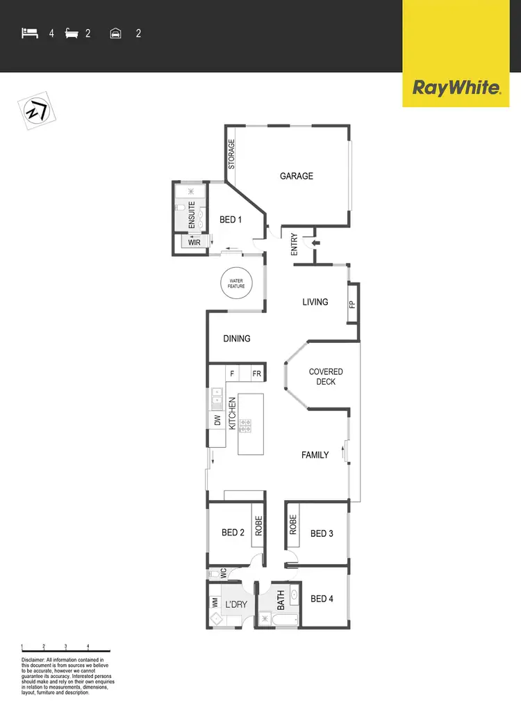 Floorplan of Homely house listing, 3 Purnell Place, Calwell ACT 2905