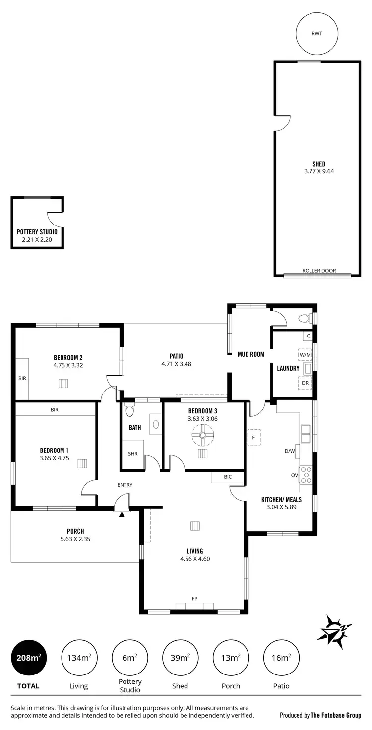 Floorplan of Homely house listing, 32 Nairne Road, Woodside SA 5244