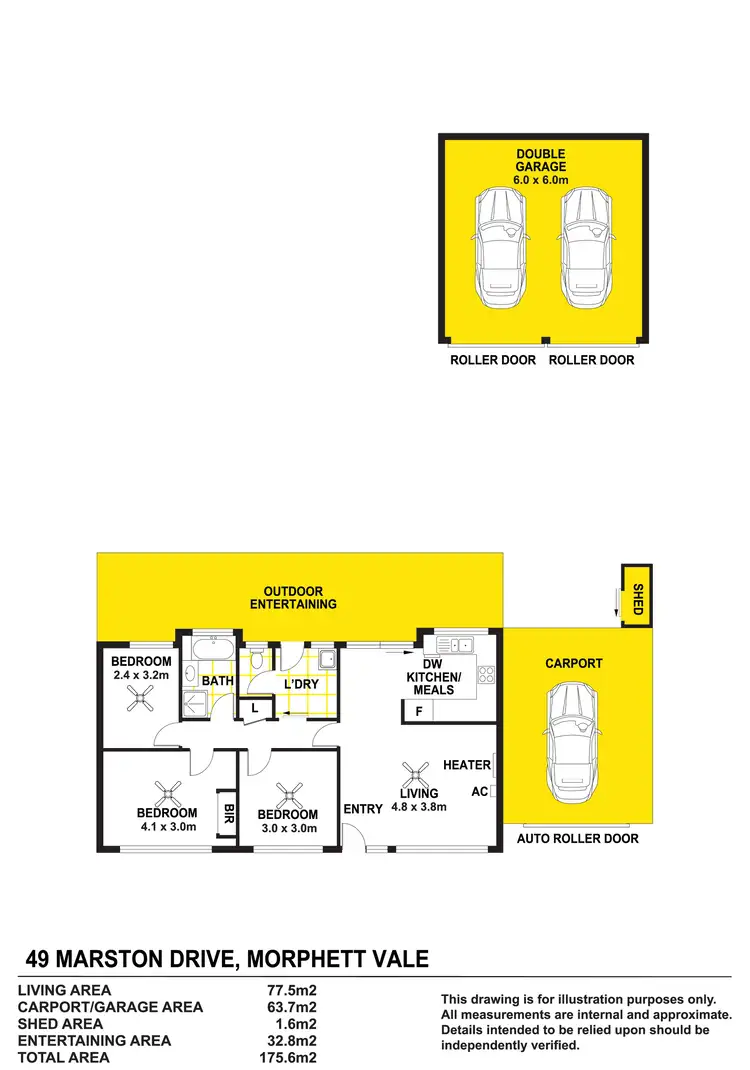 Floorplan of Homely house listing, 49 Marston Drive, Morphett Vale SA 5162